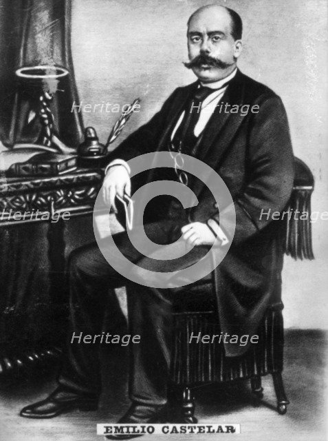 Emilio Castelar, (1832-1899), 1920s. Artist: Unknown
