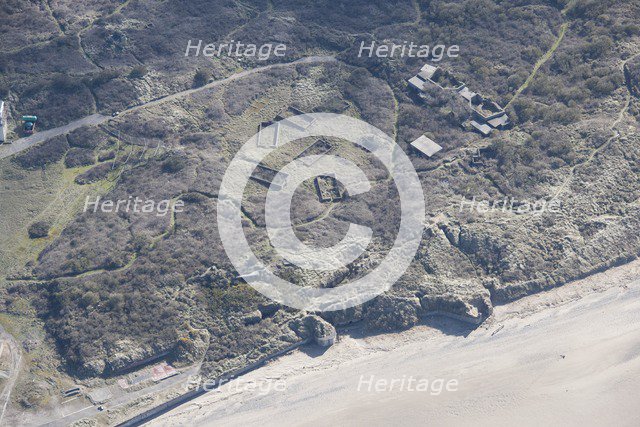 Part of the World War I coastal defence battery at Spurn Point, East Riding of Yorkshire, 2014. Creator: Historic England Staff Photographer.