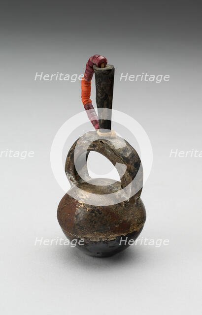 Miniature Stirrup-Spout Vessel, A.D. 1100/1470. Creator: Unknown.