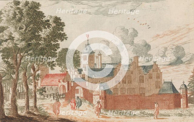 't Huis ter Nood', in: Tooneel Der Voornaamste Nederlands Huizen, En Lust Hoven, Naar T L..., n.d.. Creator: Unknown.