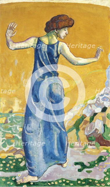 Joyful Woman. Artist: Hodler, Ferdinand (1853-1918)