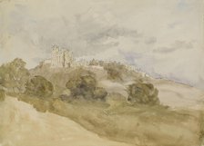 Bolsover Castle, Derbyshire, 1831-40. Creator: David Cox the Elder.