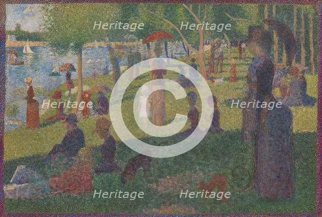 Study for "A Sunday on La Grande Jatte", 1884. Creator: Georges-Pierre Seurat.