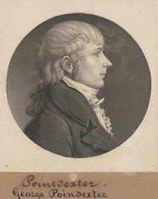 George Poindexter, 1808. Creator: Charles Balthazar Julien Févret de Saint-Mémin.