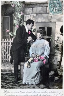 French romantic postcard, c1900. Artist: Unknown