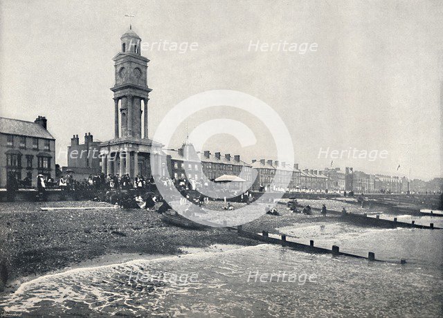 'Herne Bay - The Front, Showing Clock Tower', 1895. Artist: Unknown.