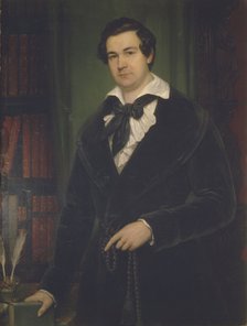 Portrait of the Actor Vasily Andreevich Karatygin (1802-1853), 1842. Artist: Tropinin, Vasili Andreyevich (1776-1857)