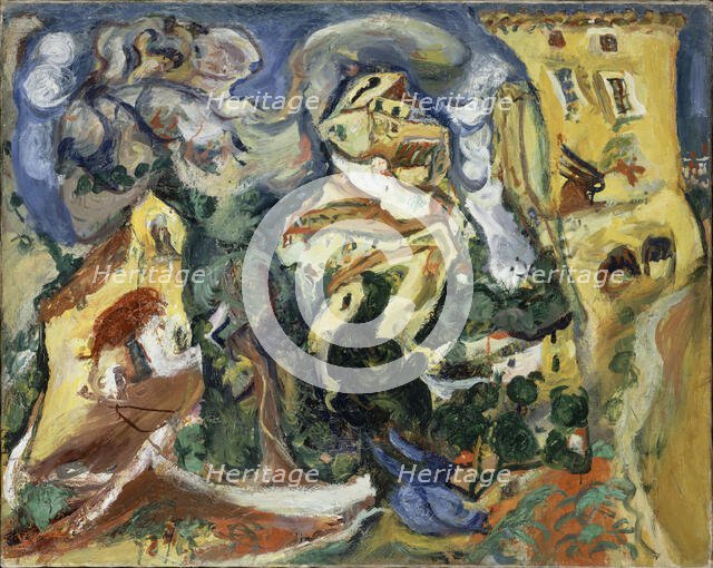 Le Village, ca 1923. Creator: Soutine, Chaim (1893-1943).