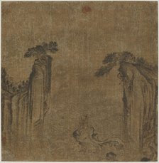 Saluting the sunrise over the sea, Ming dynasty, 1368-1644. Creator: Unknown.