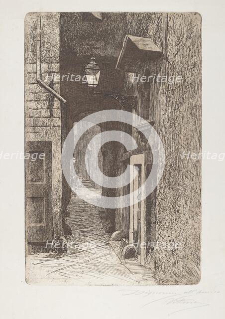 Via de' Cavalieri, 1886. Creator: Telemaco Signorini.