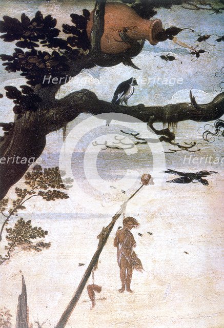 'Landscape scene, legend of Saint Christopher', c1520-1559. Artist: Jan Mandyn