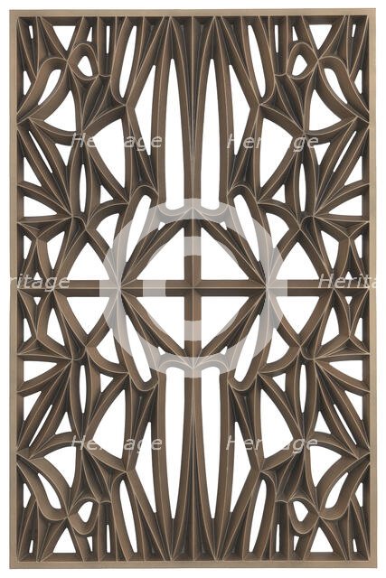 Corona panel designed for NMAAHC (Type C: 75% opacity), ca. 2013. Creators: Peerless Pattern Works, Morel Industries, Dura Industries, Northstar Contracting.