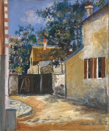 The Berlioz House, Montmartre, c. 1920. Creator: Maurice Utrillo.