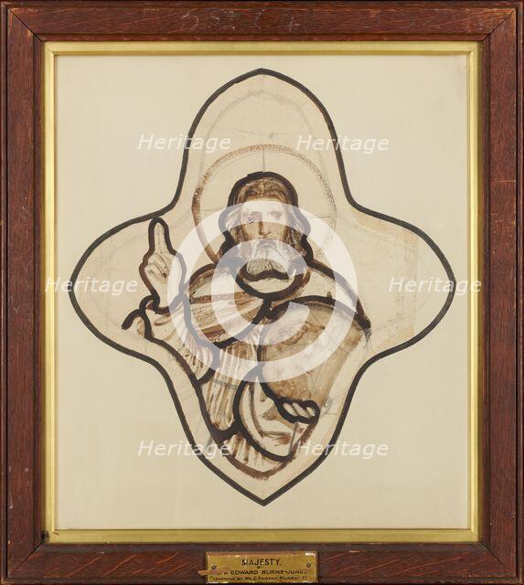 Christ in Majesty, 1863. Creator: Sir Edward Coley Burne-Jones.