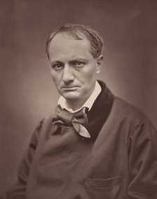 Charles Baudelaire, 1861, printed 1877. Creator: Etienne Carjat.