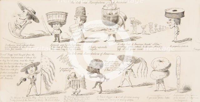 The Great Exhibition "Wot is to Be", Probable Results of The Industry of All Nations in Th..., 1850. Creator: George Augustus Sala.