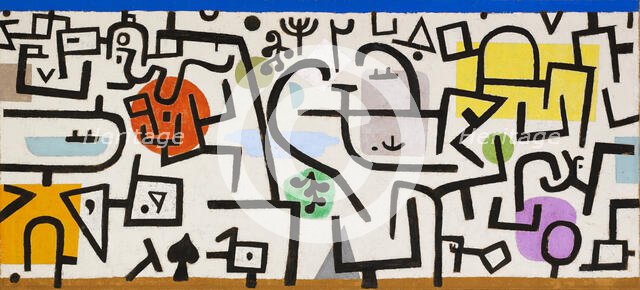 Rich Harbour (Picture of a Journey) , 1938. Creator: Klee, Paul (1879-1940).