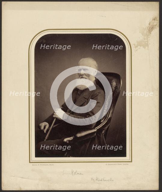 James Holman/The Blind Traveler, about 1855. Creator: Maull & Polyblank.