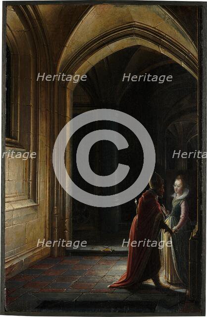 Esther and Mordecai, 1616. Creator: Hendrik van Steenwyck II.