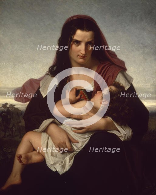 The Scarlet Letter, 1861. Creator: Hugues Merle.