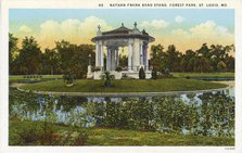 Nathan Frank Band Stand in Forest Park, St Louis, Missouri, USA, 1926. Artist: Unknown