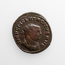 Antoninianus of Tacitus, A.D. 275-276. Creator: Unknown.