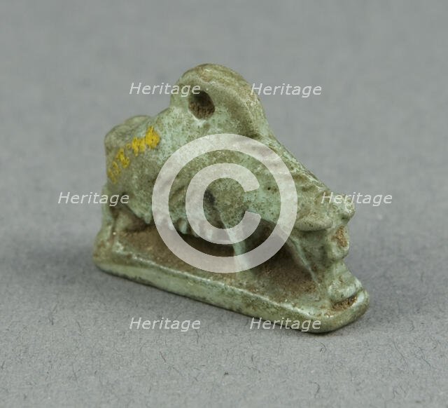 Amulet of a Sow, Egypt, Third Intermediate Period-Late Period, Dynasties 21-31 (about 1069-332 BCE). Creator: Unknown.