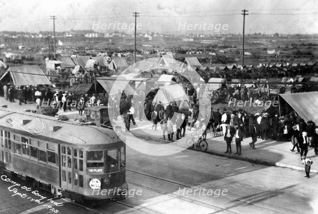 Military camp at Gary, Indiana, USA, 17th September 1923. Artist: Unknown