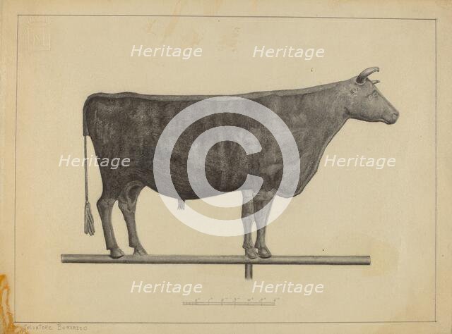 Weather Vane Finial, c. 1937. Creator: Salvatore Borrazzo.