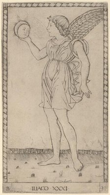 Iliaco (Genius of the Sun), c. 1465. Creator: Master of the E-Series Tarocchi.