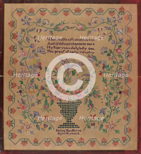 Sampler, 1935/1942. Creator: Raymond Manupelli.