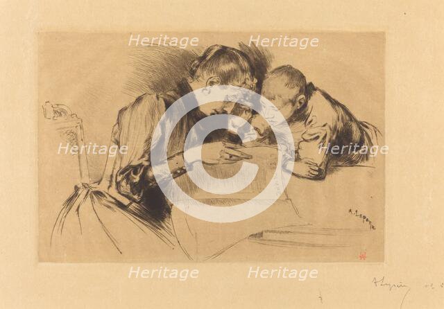 Images (Les images), 1889. Creator: Auguste Lepere.