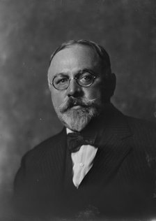 Mr. Fred A. Muschenheim, portrait photograph, 1919 Aug. 12. Creator: Arnold Genthe.
