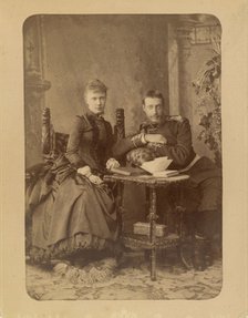 Grand Duke Constantine Constantinovich of Russia (1858-1915) and Grand Duchess Elizaveta Mavrikievna