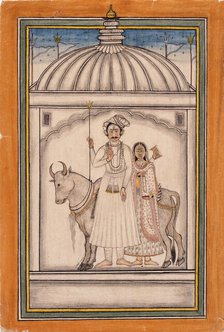 Shiva and Parvati, 18th century. Creator: Unknown.