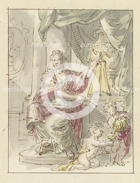 The Temperance, 1677-1755. Creator: Elias van Nijmegen.