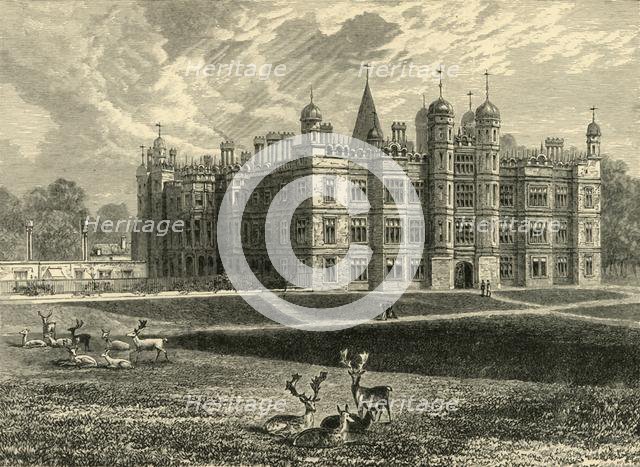 'Front of Burghley House', 1898. Creator: Unknown.