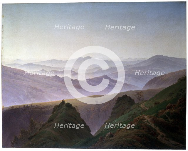 'Morning in the Mountains', before 1823.  Artist: Caspar David Friedrich