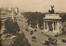 'Piccadilly and the Quadriga of Constitution Hill', c1935. Creator: Unknown.