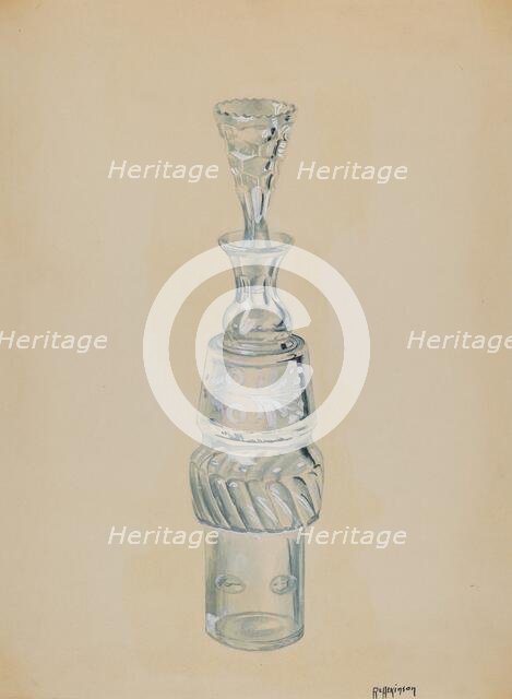 Caster Bottle, c. 1936. Creator: Ralph Atkinson.
