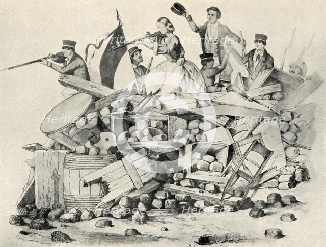 'An Amazon on the Barricades', 19th century, (1947). Creator: Unknown.