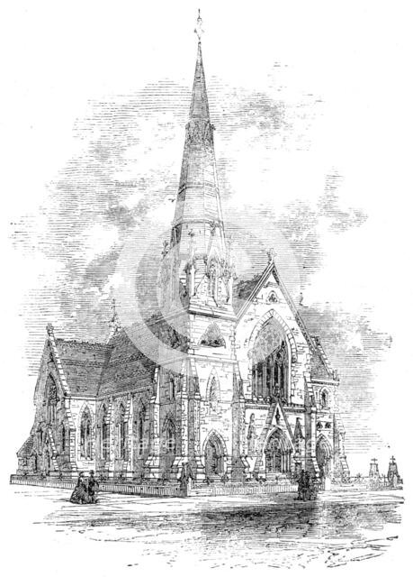 New Wesleyan Chapel, Mornington-Road, Southport, Lancashire, 1861. Creator: Unknown.