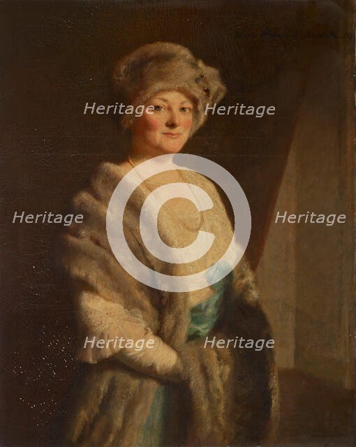 Mrs. Karl Schneider, 1940s. Creator: Alice M. Roberts.