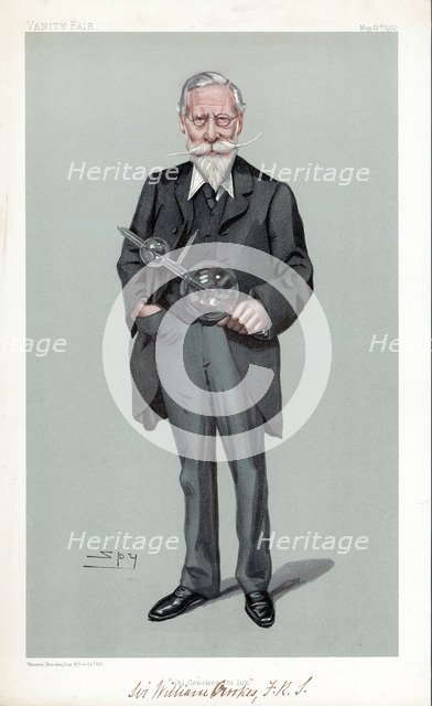 William Crookes, British physicist and chemist, 1903. Artist: Spy