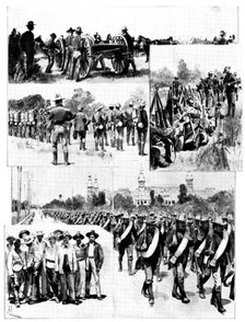 The Spanish-American War: incidents of the United States Mobilisation at Tampa, 1898. Creator: Unknown.