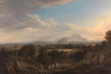 A View of Edinburgh from the West, 1822 to 1826. Creator: Alexander Nasmyth.