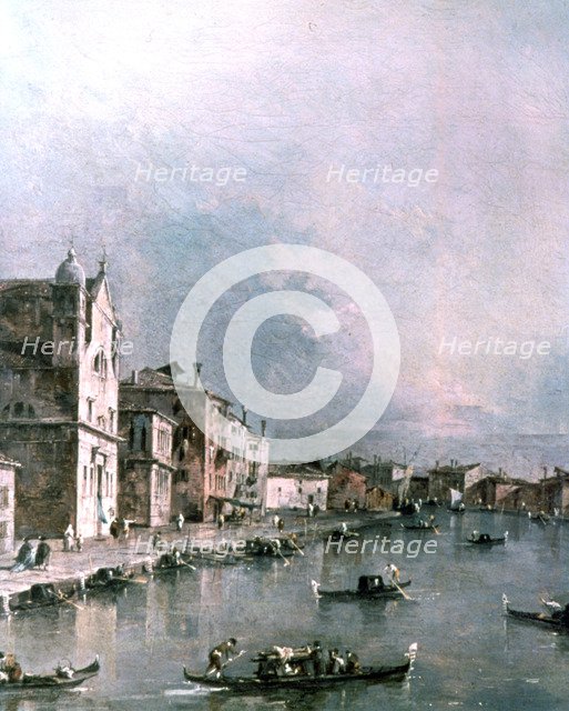 'The Grand Canal, Venice', c1732-1790. Artist: Francesco Guardi