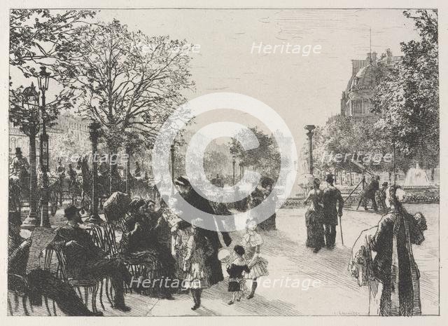 Tuileries Gardens. Creator: Léon Augustin Lhermitte (French, 1844-1925).