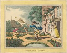 Butterfly Hunting, 1806. Creator: Thomas Rowlandson.