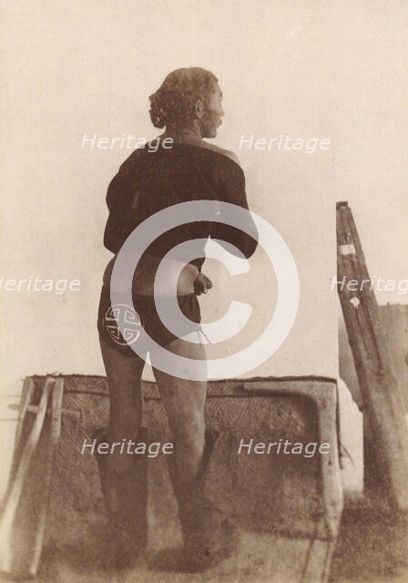 Uriankhai-Todzhin fighter in special costume, 1897. Creator: Unknown.